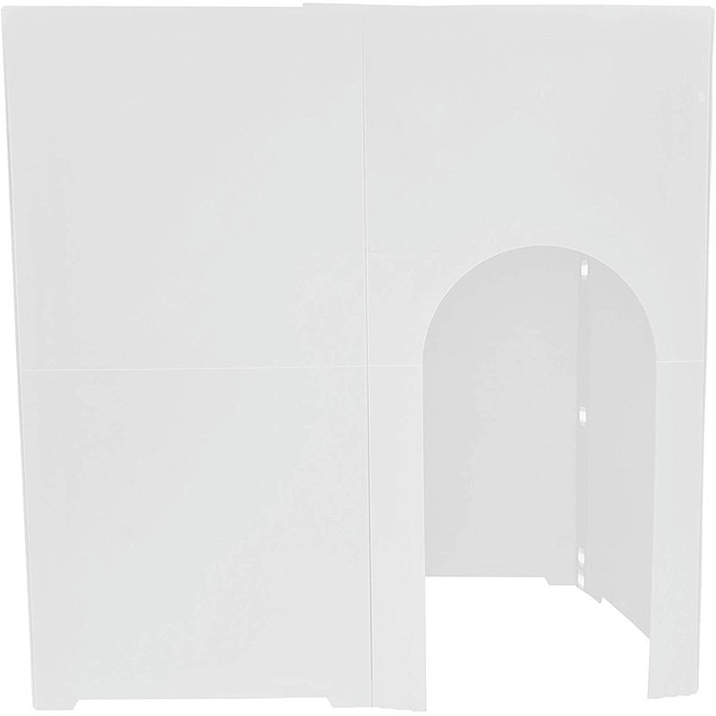 タチバナ産業 Koshitsu-Dana (コシツダナ) 個室 パーテーション 間仕切り テレワーク リモートワーク 在宅勤務 避難所 プライバシースペース 会社 オフィス 飛沫 置くだけ 軽量 日本製 プラダン ナチュラル