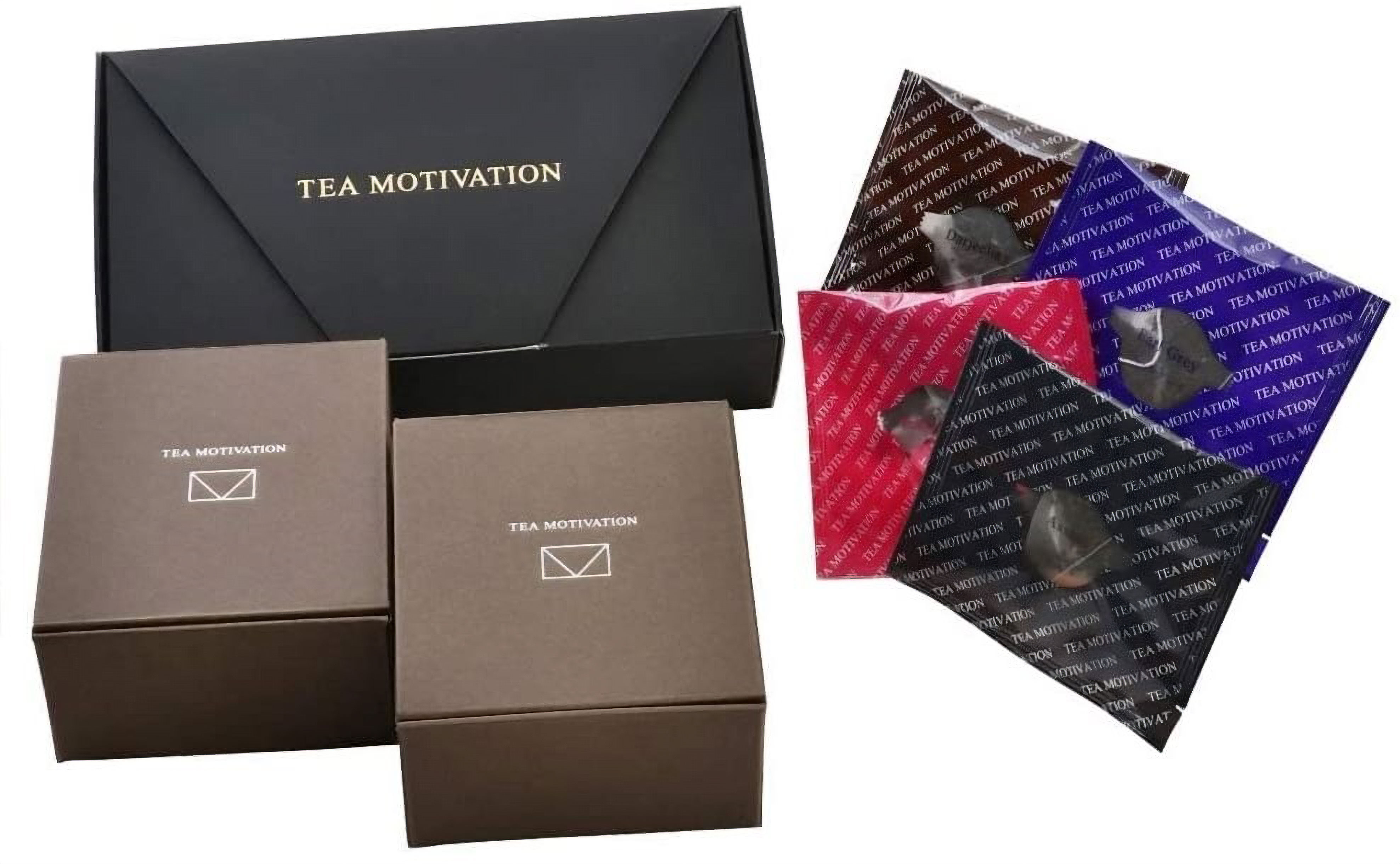TEA MOTIVATION 紅茶 ギフト 紅茶ギフト ティーバッグ 4種アソート22包入 アールグレイ ダージリン アッサム ももりんご ギフト包装・手提袋付 ホワイトデー 母の日